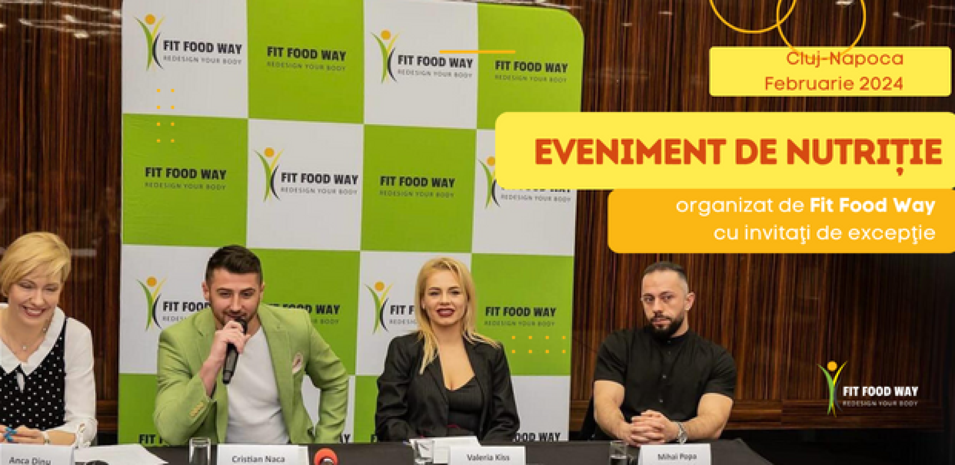 Eveniment organizat de FitFood Way la Cluj-Napoca: Un eveniment de nutriție cu invitați de excepție